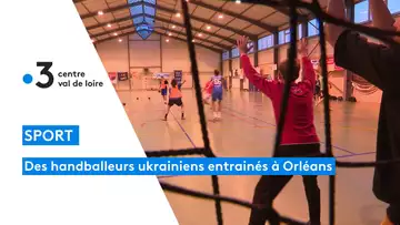 Solidarité avec l’Ukraine: des handballeurs entrainés à Orléans