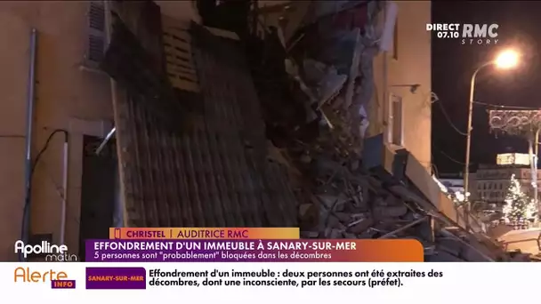 Christelle, témoin de l'effondrement survenu à Sanary-sur-Mer : "Je suis choquée"