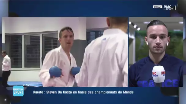 Karaté : les mots de Steven Da Costa avant la première finale mondiale de sa carrière