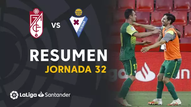 Resumen de Granada CF vs SD Eibar (1-2)