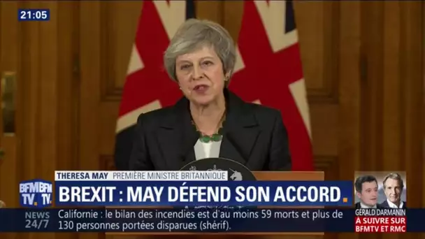Brexit : Theresa May défend son accord avec l&#039;UE