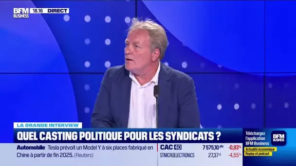 François Hommeril (CFE-CGC) ne veut pas d'un Premier ministre simple collaborateur