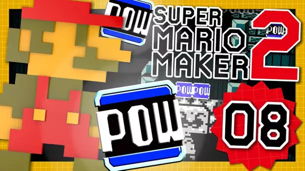 SUPER MARIO MAKER 2 EPISODE 8 : SUIVRE LES BLOCS POW ! MODE HISTOIRE NINTENDO SWITCH