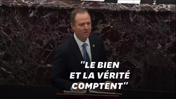 Au procès de Trump, la conclusion de cet argumentaire pour sa destitution a ému