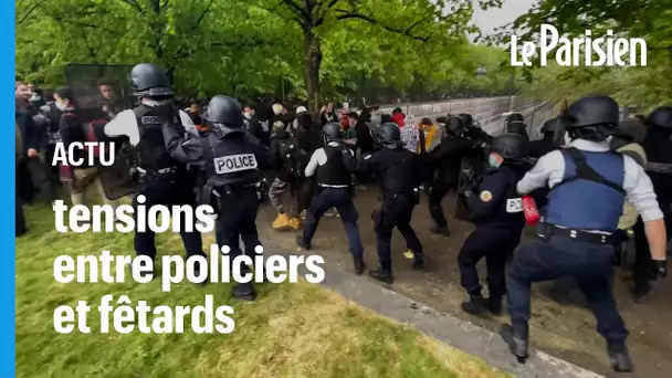 Tensions entre “teufeurs” et policiers lors d’une fête sauvage parc de Bercy à Paris