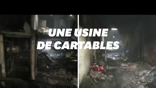 En Inde, l’incendie d’une usine-dortoir fait au moins des dizaines de morts