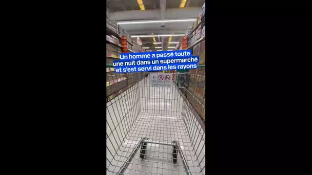 Pyrénées-Atlantiques: un homme passe la nuit dans un supermarché et se sert dans les rayons