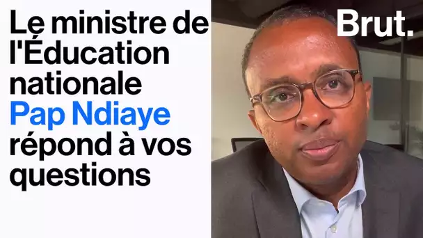 L'interview du ministre de l'Éducation nationale et de la Jeunesse Pap Ndiaye