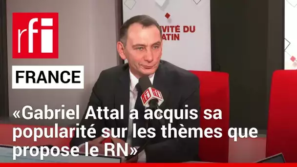 Laurent Jacobelli: «Gabriel Attal a acquis sa popularité sur les thèmes que propose le RN»