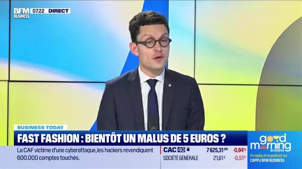 Antoine Vermorel-Marques (Député LR): Fast Fashion, bientôt un malus de 5 euros ?