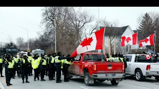 "Convoi de la liberté" : le Canada menace de recourir à la loi sur les mesures d’urgence