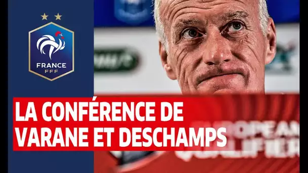 La conférence de presse de Varane et Deschamps en replay I Équipe de France 2019