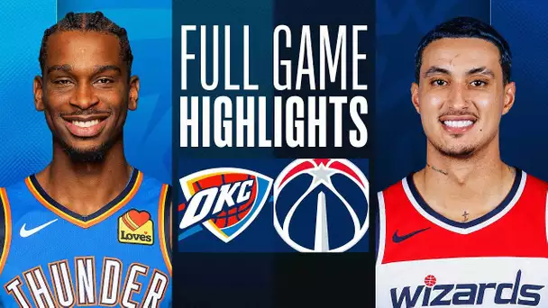 THUNDER at WIZARDS | FULL GAME HIGHLIGHTS | January 8, 2024