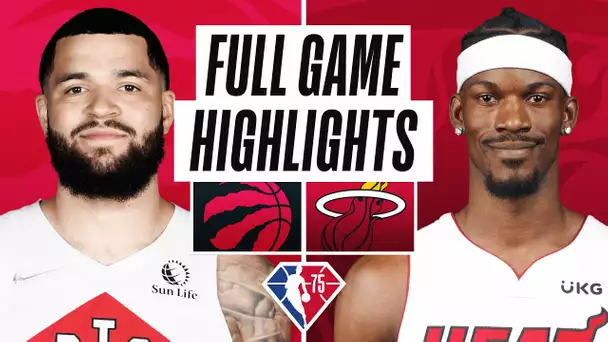 RAPTORS at HEAT | FULL GAME HIGHLIGHTS | January 17, 2022