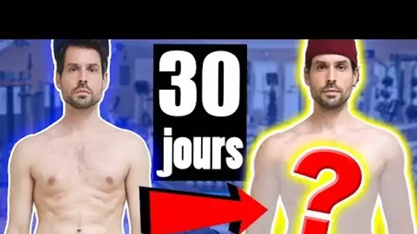 JE M'ENTRAÎNE PENDANT 1 MOIS BODY TRANSFORMATION - HUBY