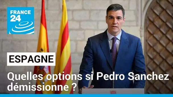 Deux options sur la table si Pedro Sanchez, le Premier ministre espagnol, démissionne • FRANCE 24