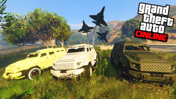 ATTAQUE EN MASSE DE LA BASE MILITAIRE - GTA 5 ONLINE