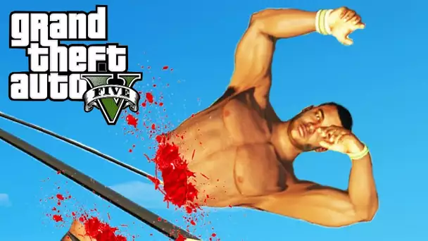 GTA 5 - VOS PIRES BLESSURES ! Dur de ne pas rire... Moto Epic stunt !?