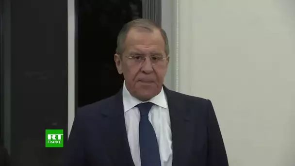 Sergueï Lavrov s’exprime après la conférence internationale sur la Libye à Berlin