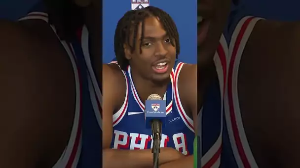 "We Have The MVP On Our Team"- Tyrese Maxey Believes In The Sixers & Joel Embiid! 🔥|#Shorts