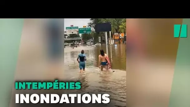 La Guadeloupe s'est réveillée sous les eaux