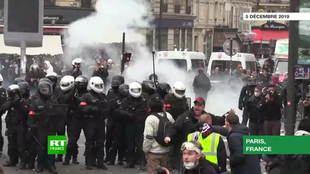 Paris : affrontements entre la police et les manifestants contre la réforme des retraites