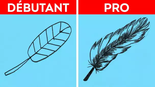 Des astuces de dessin et de peinture faciles que tout le monde peut reproduire