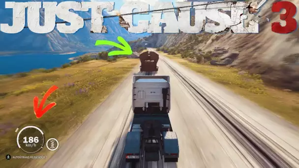 JUST CAUSE 3 EXPERIENCE AVEC LE TRAIN, STUNT & FUN