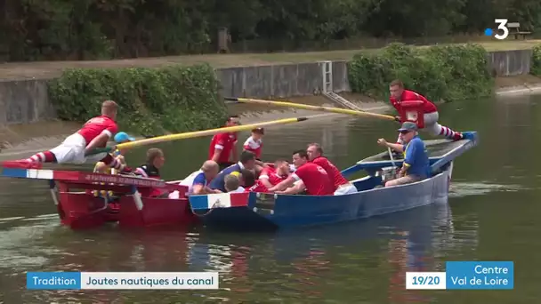 Saint-Jean-de-Braye : pratique des joutes nautiques sur le canal