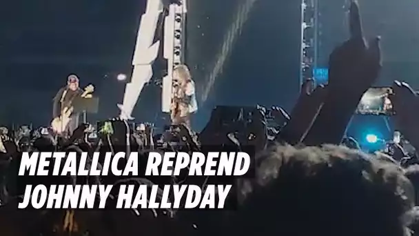 Metallica reprend  «Ma gueule» de Johnny Hallyday