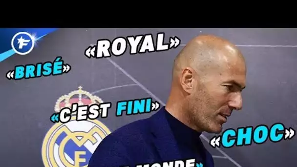 La presse européenne en feu après le départ de Zidane | Revue de presse