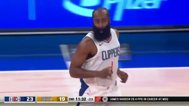 James Harden's First Points On The Clippers!