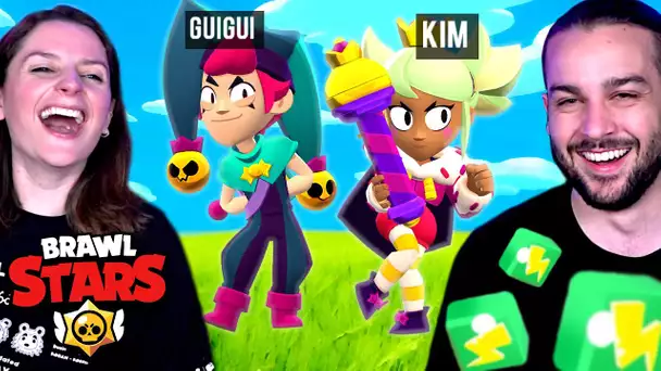 GUILLAUME VS KIM SUR BRAWL STARS AVEC LES MEILLEURS BRAWLERS !