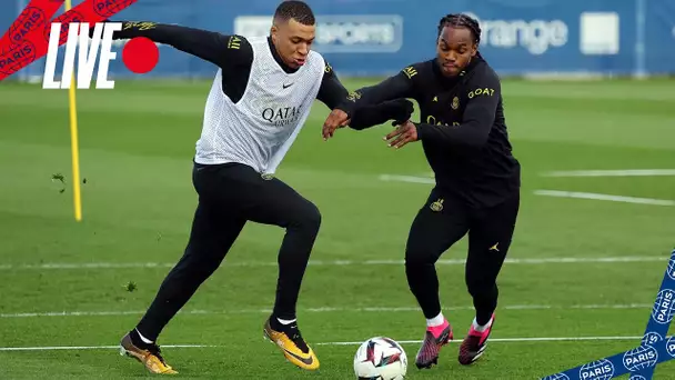 ⚽️ 15 minutes training session pre Paris Saint-Germain - Olympique Lyonnais 🔴🔵