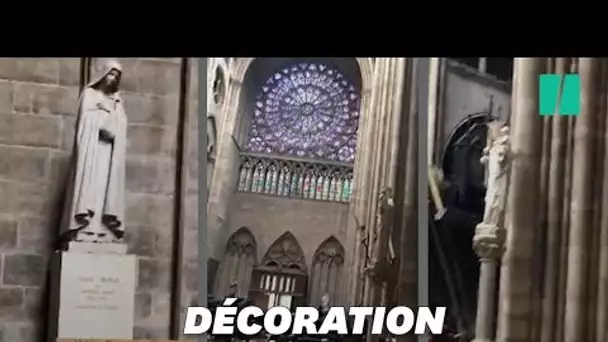 Ces images montrent l'intérieur de Notre-Dame étonnamment préservée