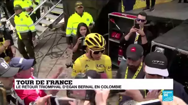 Tour de France : Le retour triomphal d'Egan Bernal en Colombie