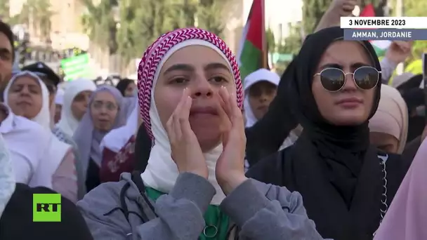 🇯🇴 Jordanie : manifestation contre la visite de Blinken