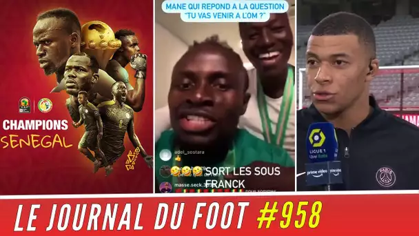 Le SÉNÉGAL s'offre la CAN, Sadio MANÉ enflamme l'OM, MBAPPÉ fait une révélation sur le REAL !