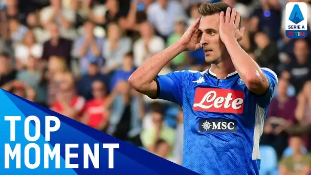 Milik's powerful ninth-minute drive! | Spal 1-1 Napoli | Top Moment | Serie A