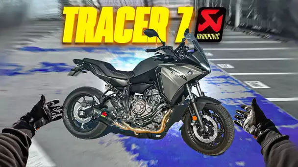 J’essaye une YAMAHA TRACER 7 FULL AKRA ! (Bruit de dingue !!) 😱