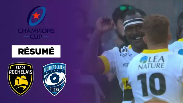 Résumé Champions Cup : La Rochelle en patron contre Montpellier !