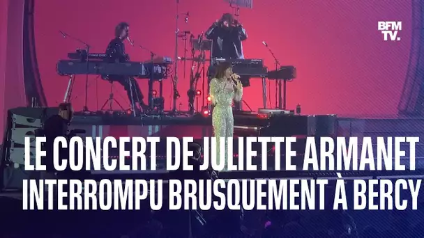 Le concert de Juliette Armanet à l'Accor Arena interrompu brusquement