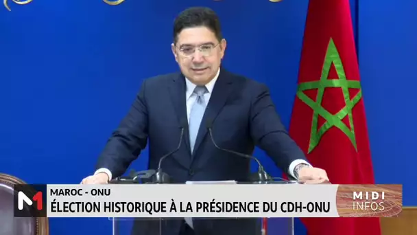 Historique : le Maroc élu à la Présidence du CDH-ONU