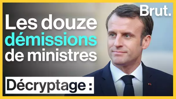 Les 12 démissions de ministres depuis l'élection d'Emmanuel Macron