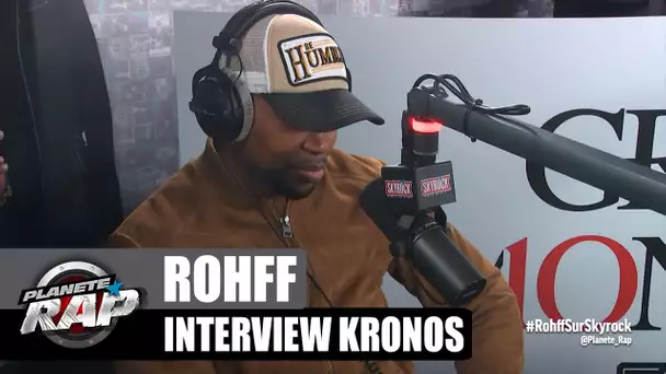 Rohff - Interview Kronos : la scène, ses regrets, son public... #PlanèteRap