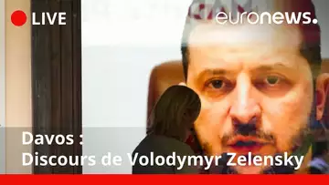 En direct | Discours de Volodymyr Zelensky au forum de Davos
