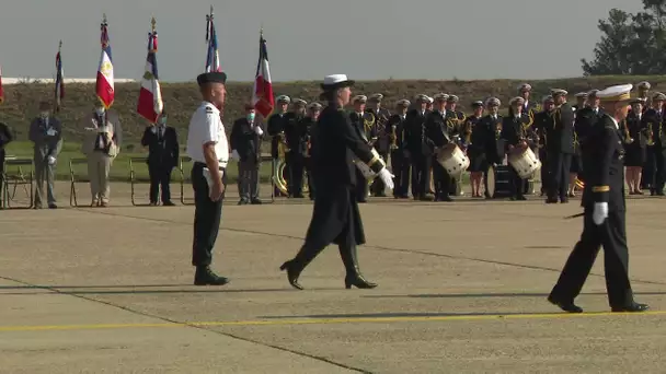 La base aérienne d'Evreux désormais commandée par une femme, la colonelle Le Floch