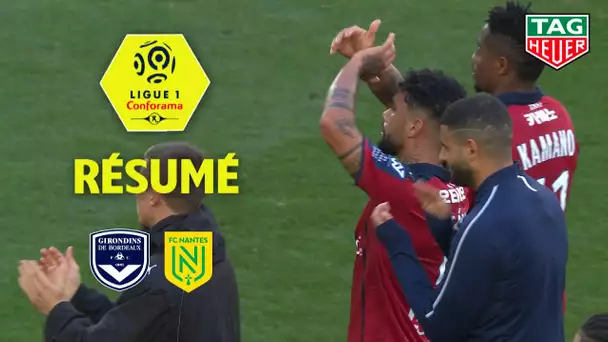 Girondins de Bordeaux - FC Nantes ( 2-0 ) - Résumé - (GdB - FCN) / 2019-20