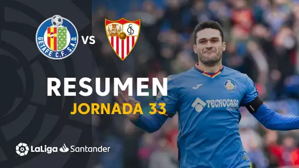 Resumen de Getafe CF vs Sevilla FC (3-0)