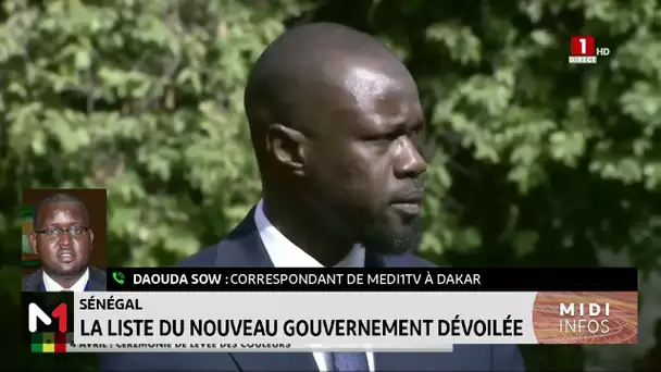 Sénégal : la liste du nouveau gouvernement dévoilée. Lecture
